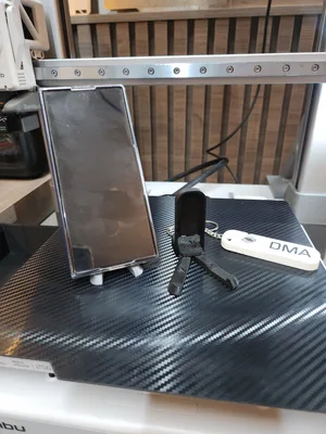 Suporte de celular chaveiro regulável com tag nfc